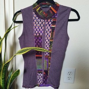 Unique Sleeveless Top Concha Ceballos